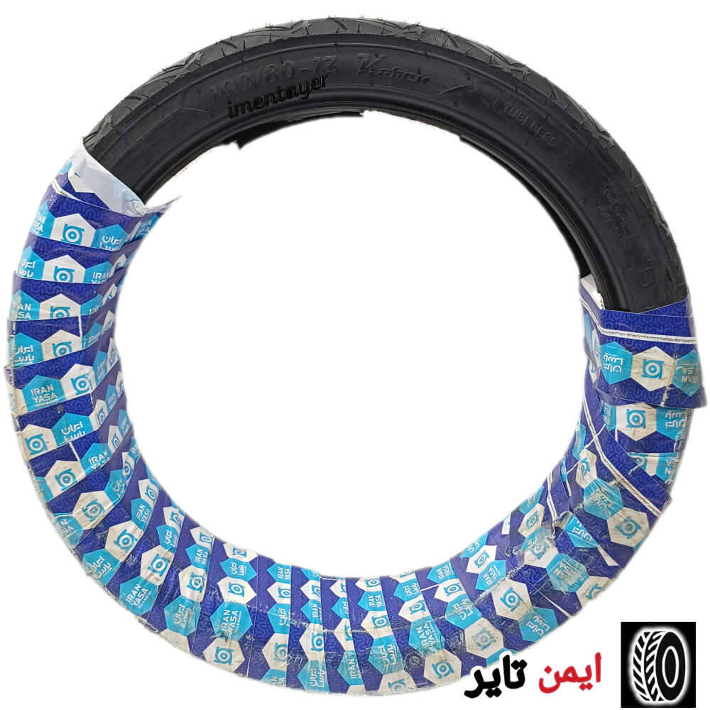 لاستیک یاسا 17-100/80 گل کارن - Image 3