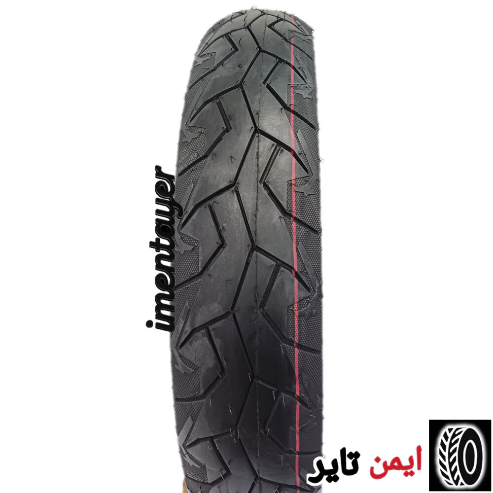 نمای نزدیک آج لاستیک یاسا 17-100/80 گل کارن